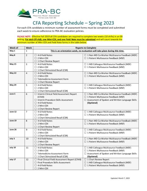 2 CFA Reporting Schedule - Spring 2023 20230307.pdf